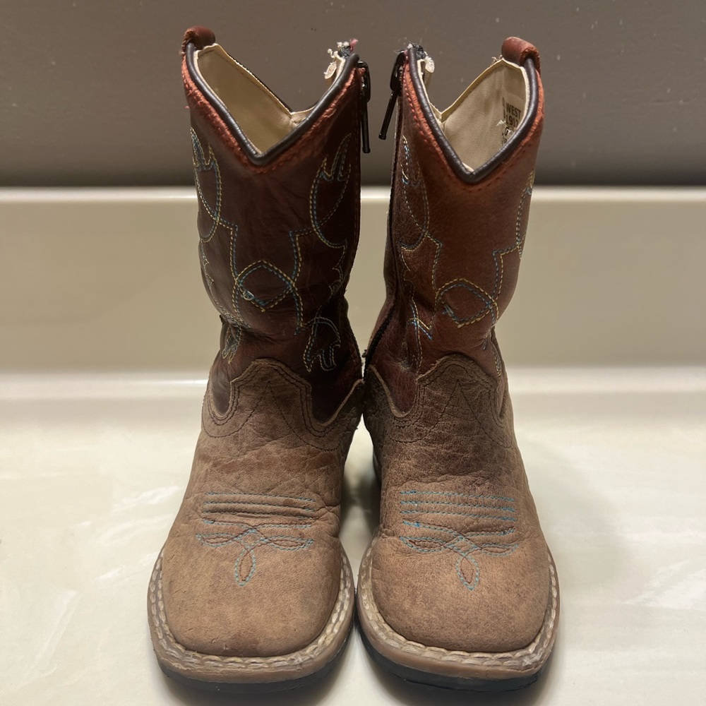 Old West toddler size 5 cowboy boots
